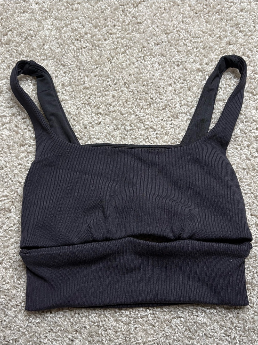 Alo Yoga Rib Cut Out Bra
